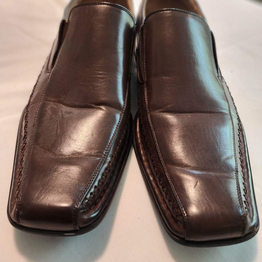 Steve Madden Men's Dress Shoe Size 12 Brown Leather